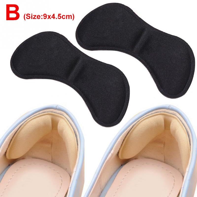 2pcs Insoles Patch Heel Pads for Sport Shoes Adjustable Size Antiwear Feet Pad Cushion Insert Insole Heel Protector Back Sticker