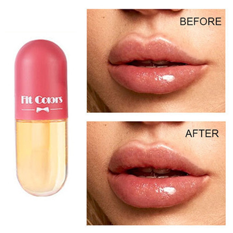 Day Night Instant Volume Lip Plumper Oil Clear Lasting Nourishing Repairing Reduce Lip Fine Line Care Lip Sexy Beauty Cosmetic
