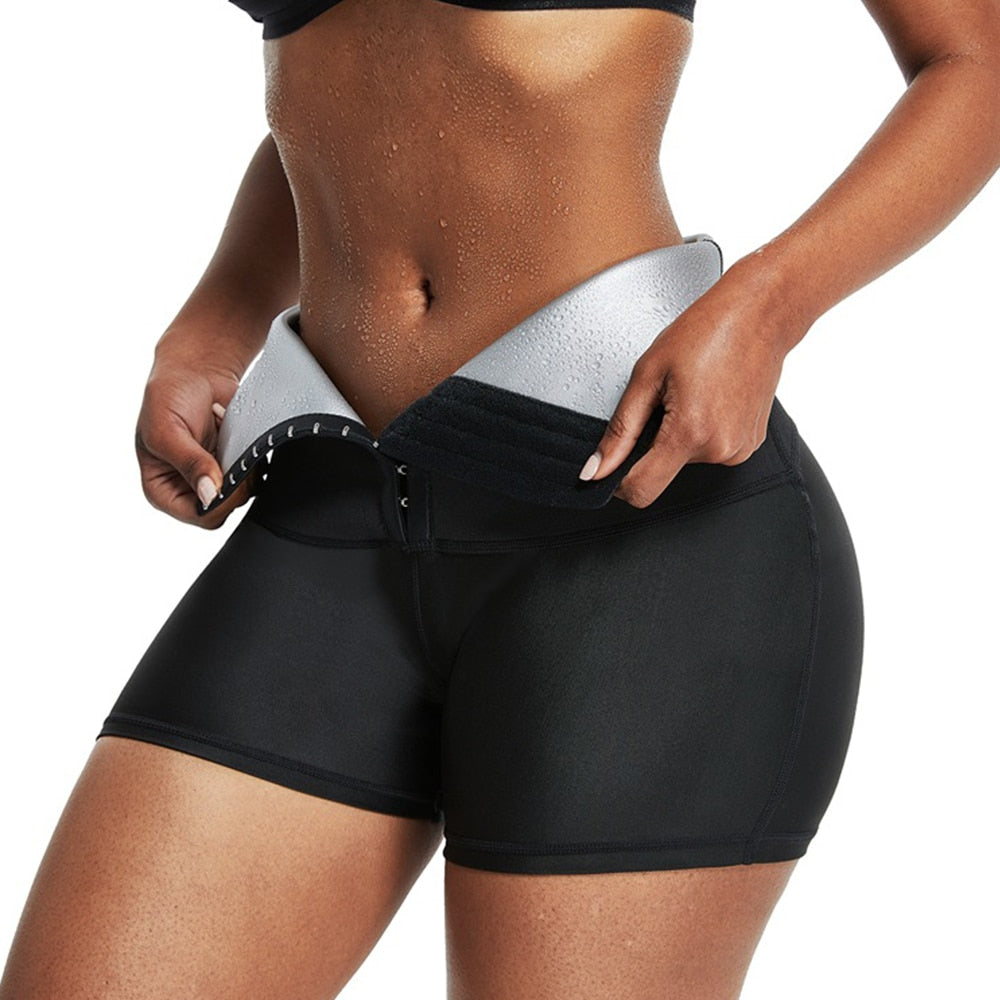 Sweat Sauna Pants Body Shaper Weight Loss Slimming Pants Waist Trainer Shapewear Tummy Hot Thermo Sweat Leggings Fitness Workout