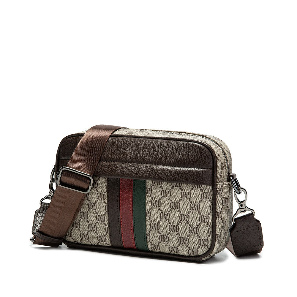 Luxury Brand Design Men Mini Messenger Bag Business Male Small Shoulder Crossbody Flap Bags Man Handbag Phone Purse sac homme，