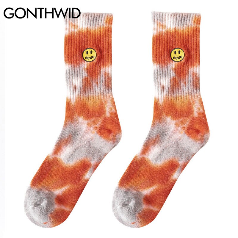Embroidery Smile Face Socks